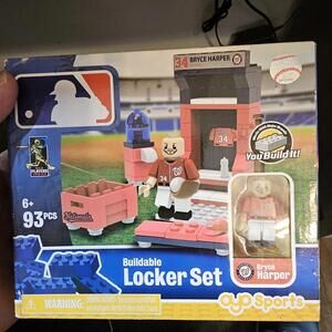 Buildable Locker Set Oyo Sports Rare BRYCE HARPER Washington Nationals 2017